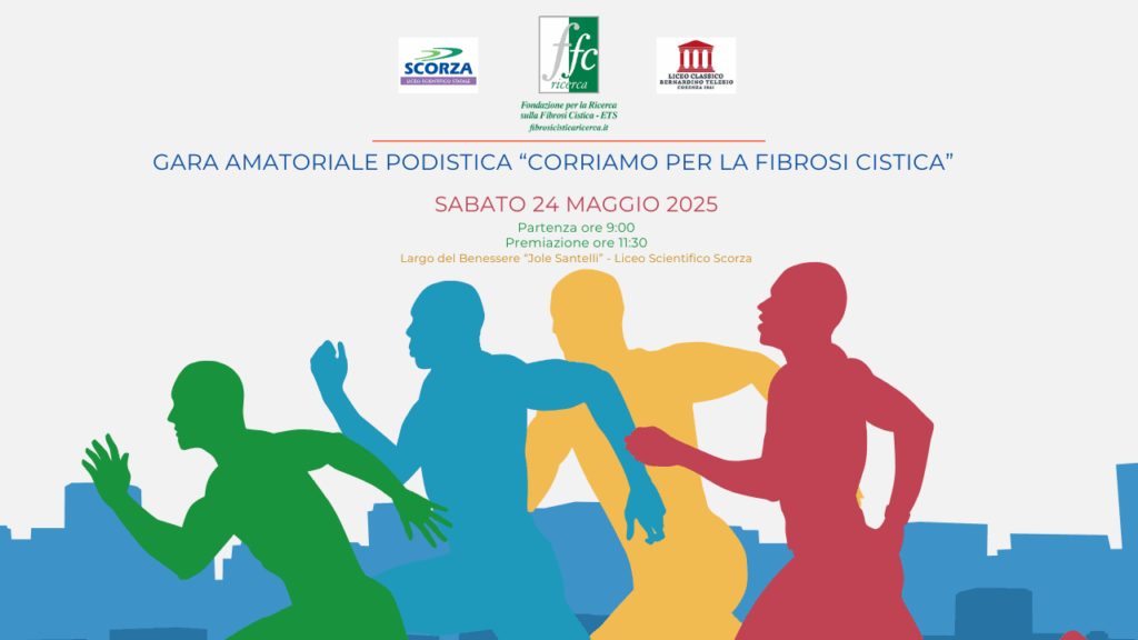 A Cosenza si corre per la ricerca: “Camminiamo insieme contro la fibrosi cistica”