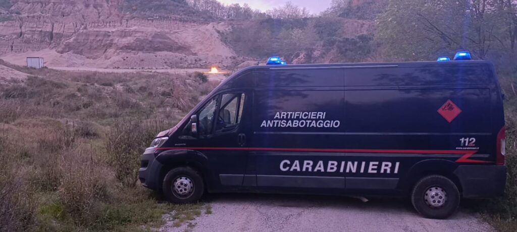 Catanzaro. Trovato e fatto brillare in sicurezza un ordigno bellico della seconda guerra mondiale