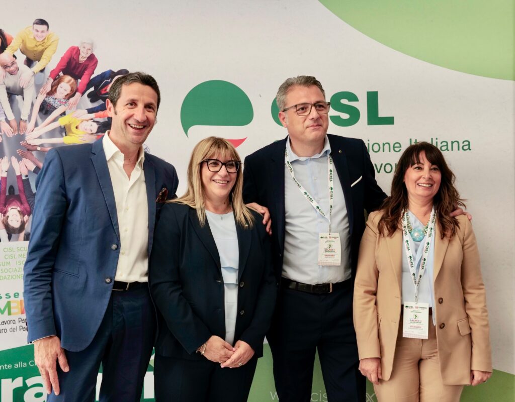 Daniela Fumarola conclude Congresso regionale CISL: Lavia riconfermato segretario