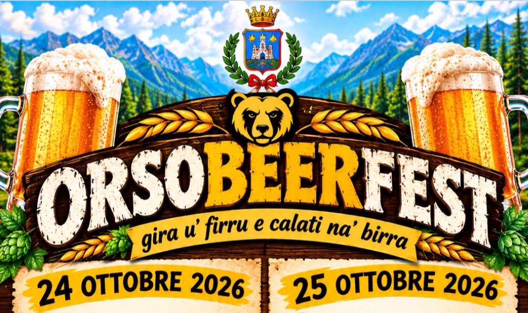 Orsomarso. Il 24 e 25 ottobre torna l’Orsobeerfest: due giorni tra musica, gastronomia e tradizioni